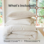 Essentiel – Housse de Couette 100 % Coton avec Taies