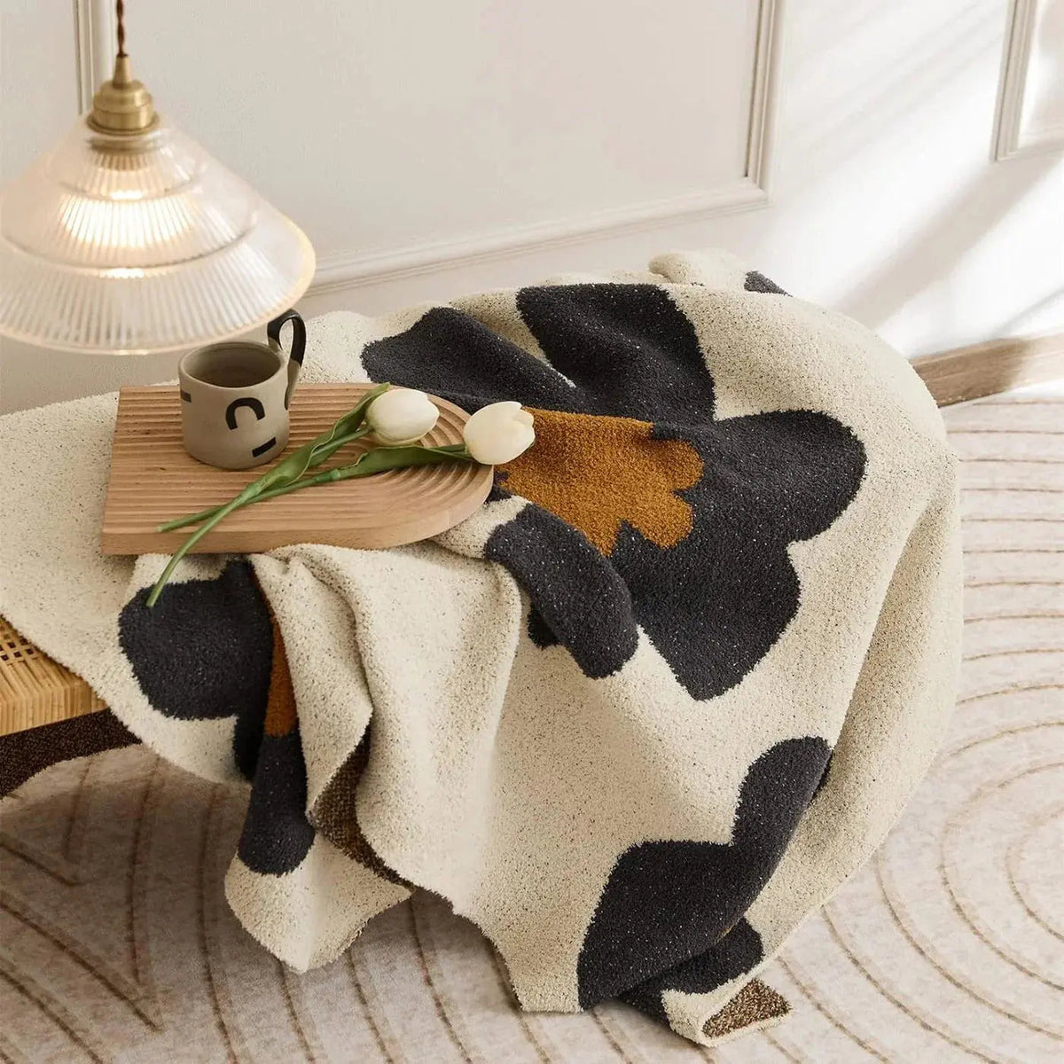 Soleil – Plaid Polaire Imprimé Tournesols