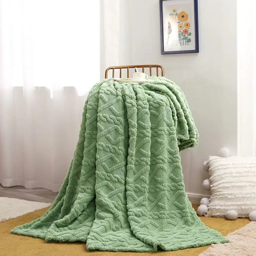 Froufrou – Plaid Fausse Fourrure Froncée