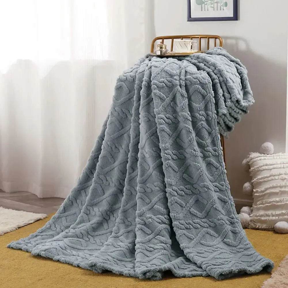 Froufrou – Plaid Fausse Fourrure Froncée