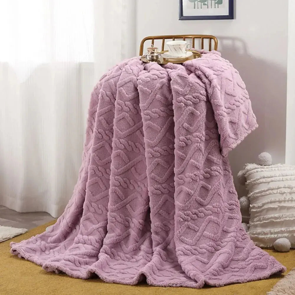 Froufrou – Plaid Fausse Fourrure Froncée