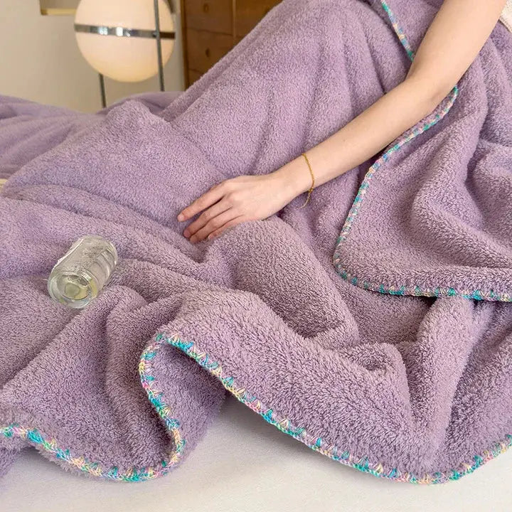 Ourson – Plaid Épais Peluche d'Agneau