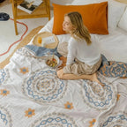 Sieste – Couvre-Lit Bohème en Gaze de Coton