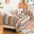 Nomade – Plaid Décoratif Bohème Tissé