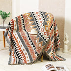 Nomade – Plaid Décoratif Bohème Tissé