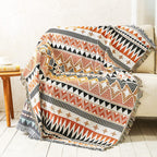 Nomade – Plaid Décoratif Bohème Tissé