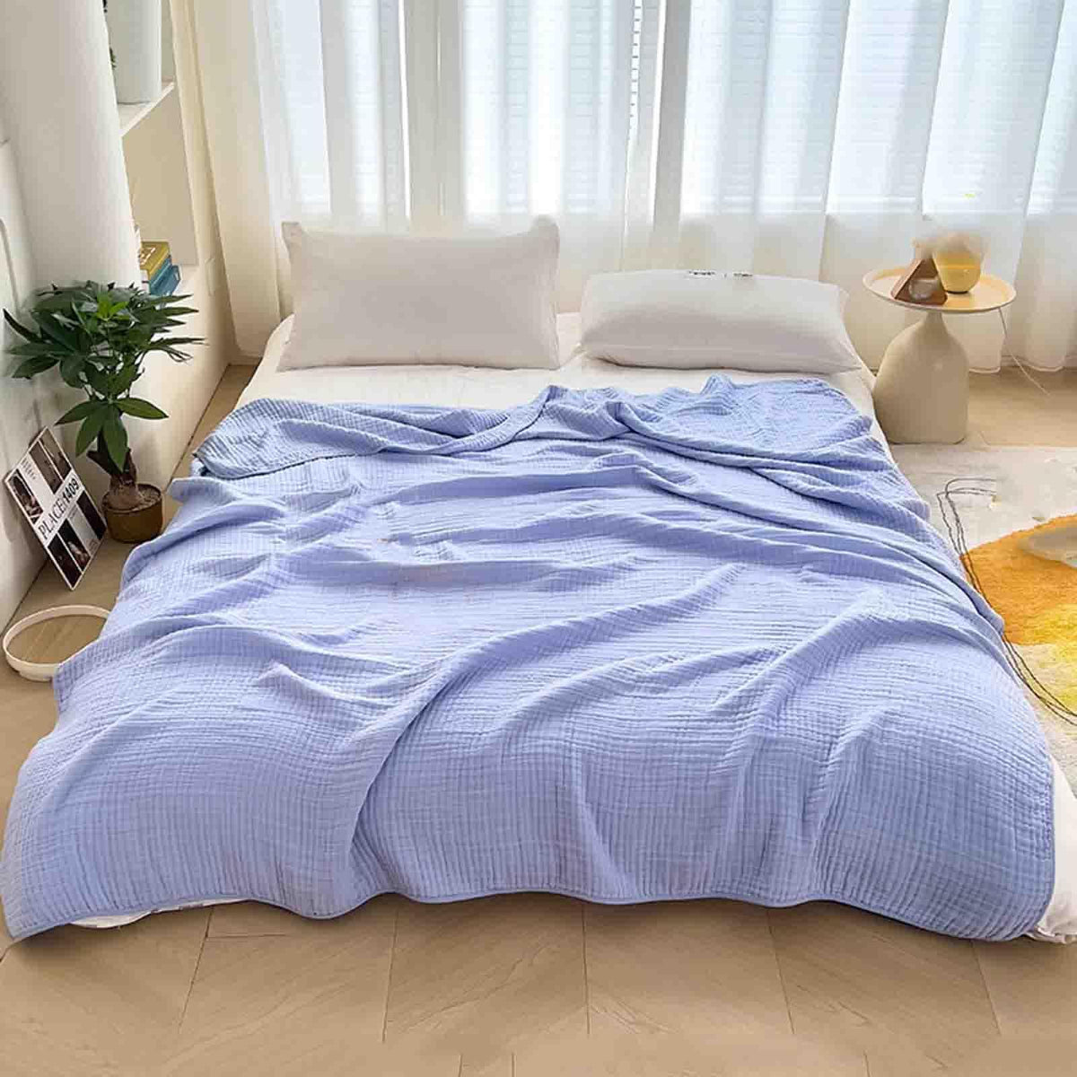 Nuage – Plaid Mousseline de Coton Léger