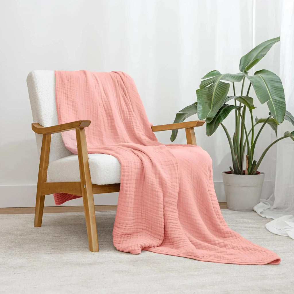 Nuage – Plaid Mousseline de Coton Léger
